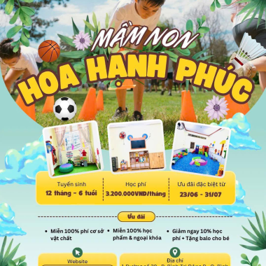 TUYỂN SINH HOA HẠNH PHÚC 